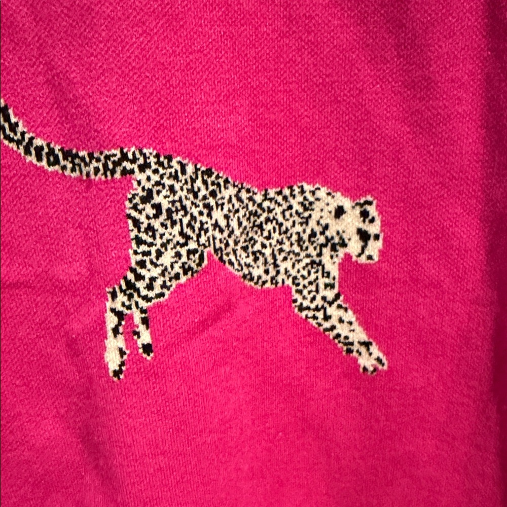 Entro Pink Cheetah Mockneck Sweater - Picture 4 of 7
